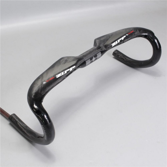 자전거 핸들바 높이 조절형 ZIPP SL70 탄소 섬유 드롭 에어로 바 벤트 400420440-31.8mm 슈퍼 라이트 도로 핸들 사이클링 부품, 1)Z logo glossy 380mm