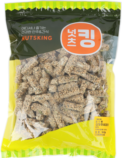 넛츠킹 대용량 김맛호씨강정, 1개, 500g