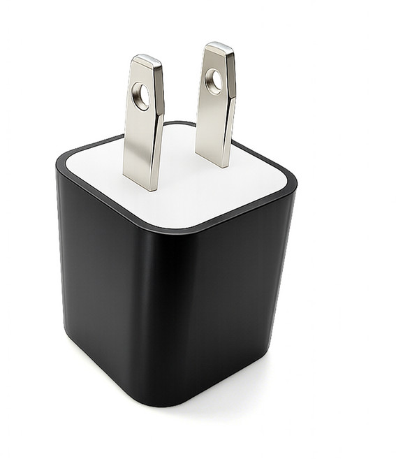 1A USB充電頭 台灣製造, 黑色, 1個