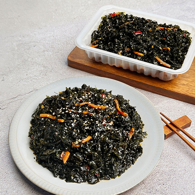 [당일조리] 30년 전통 엄마손맛 가정식수제반찬 김파래무침, 1개, 500g