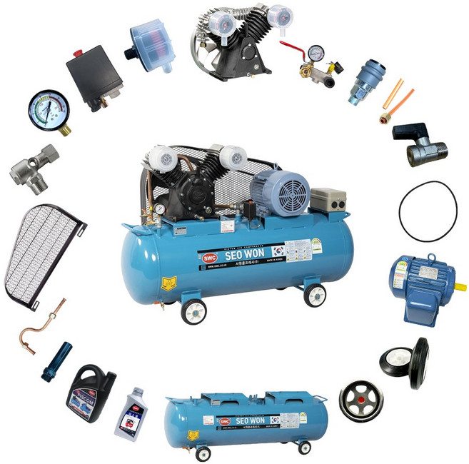 서원 7.5마력 콤프레샤 압력게이지 부품 부속 자가 셀프 수리, 1개