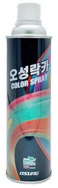 오성 락카 스프레이 420ml 1EA/1BOX 컬러 도색용 도장작업 택1, 백색(무광), 20개