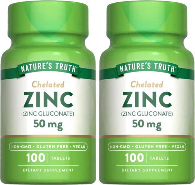 네이처스 트루스 킬레이트화 아연 50mg 100정 2 SET - 쿠팡