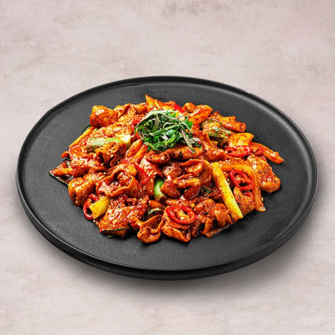 강창구찹쌀진순대 직화구이 매콤 양념 곱창 200g 6팩, 6개