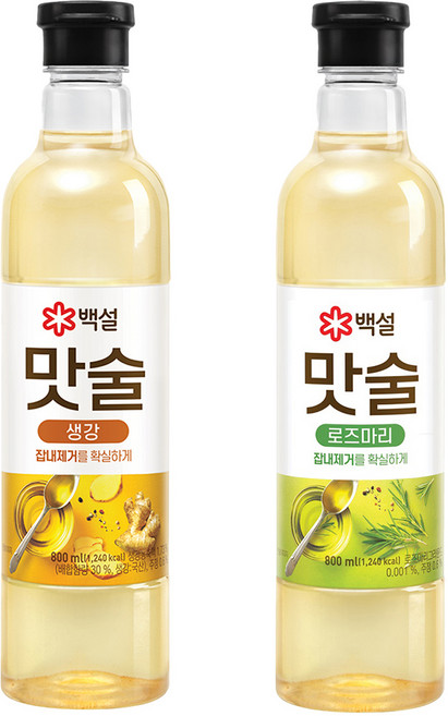 맛술 생강1 + 로즈마리1, 2세트, 800ml