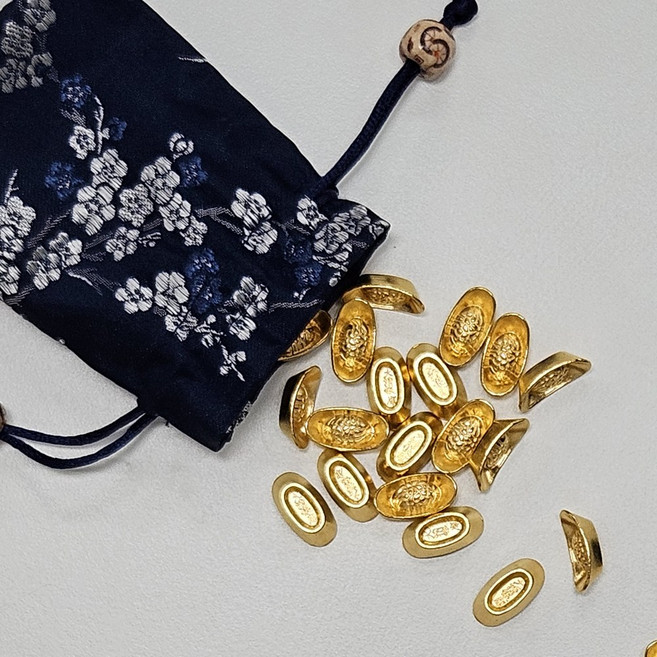 굿럭오브제 금원보, 복주머니(네이비)