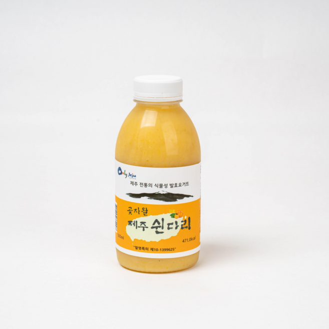 제주 전통 발효음료 곶자왈 제주 쉰다리_감귤맛, 500ml, 6개
