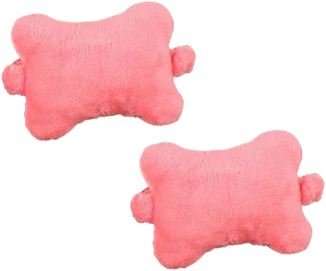 플로몰드 키보드 마우스 손목 쿠션, 핑크, 2개