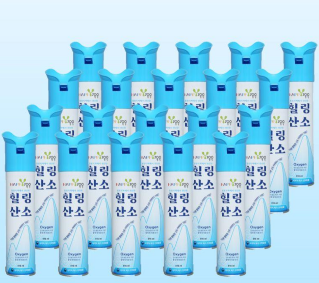 평창에어 힐링 산소캔 816ml, 20개