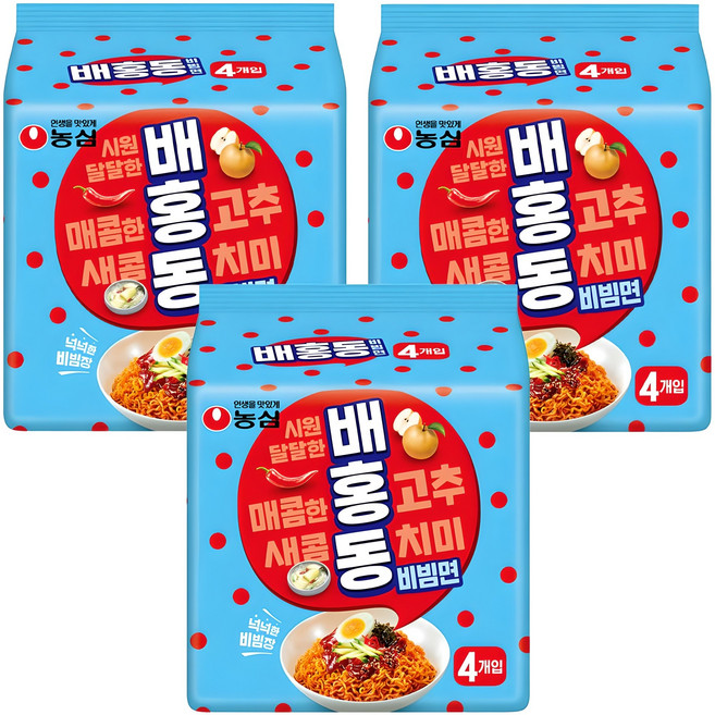 배홍동 비빔면 137g, 12개