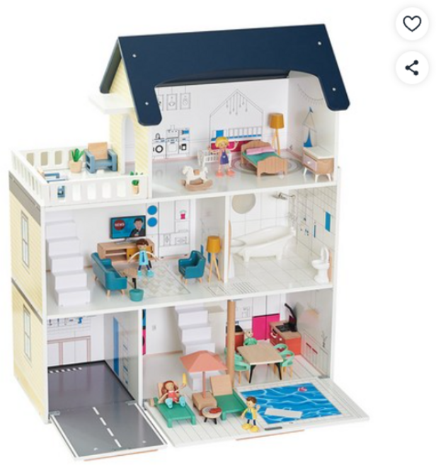 키엔비 모더닉 원목 인형의집, ALL MIX, 1개