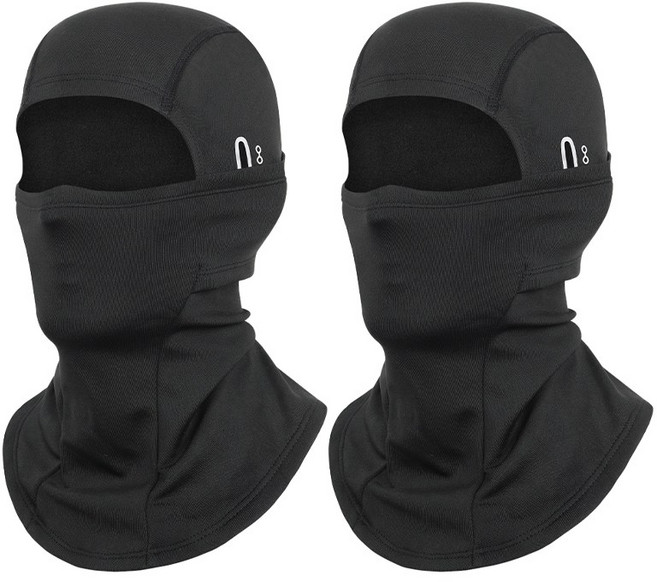 CULT 겨울 기모 바라클라바 스포츠 방한용품 1+1, BT1.기모 바라클라바, 블랙, 2개