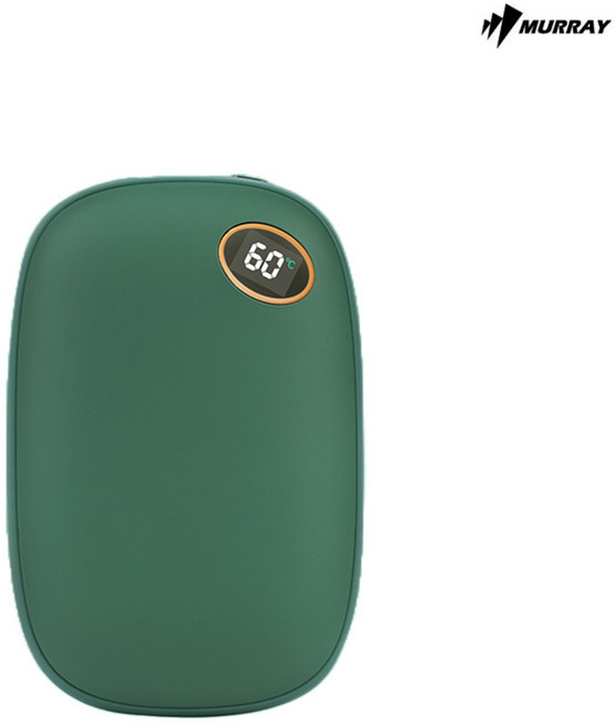 다온몰 머레이 충전식 스톤 손난로 휴대용 usb 보조배터리 hw-100, 다크 그린