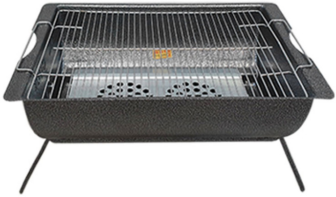 스탠드 숯불 그릴 중 3-4인용 접이식 가방포함 바베큐, 1개