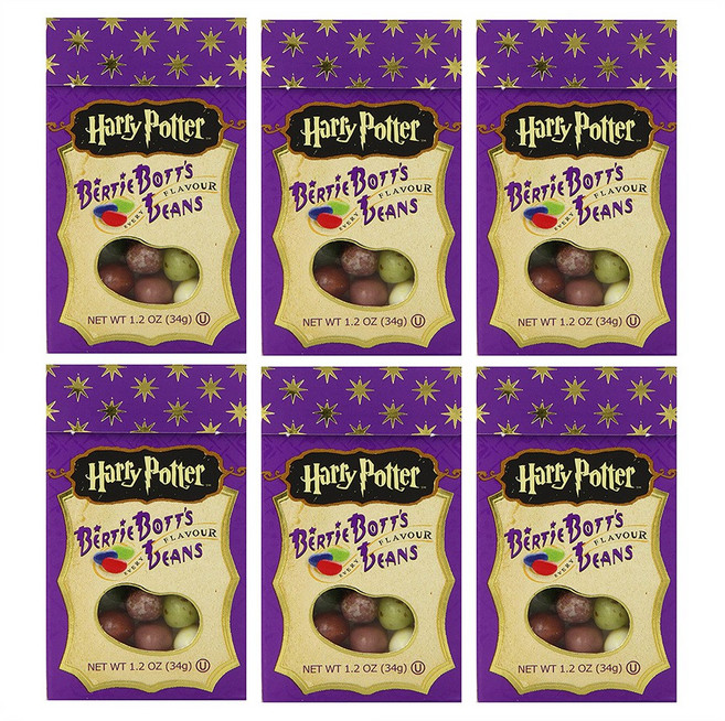 Jelly Belly 젤리벨리 해리포터 젤리빈 34g 6개 Bertie Bott's