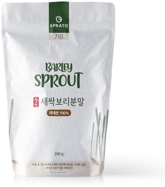 주성 종자부터 국내산 뿌리영양 담은 새싹보리 분말 200g, 1개