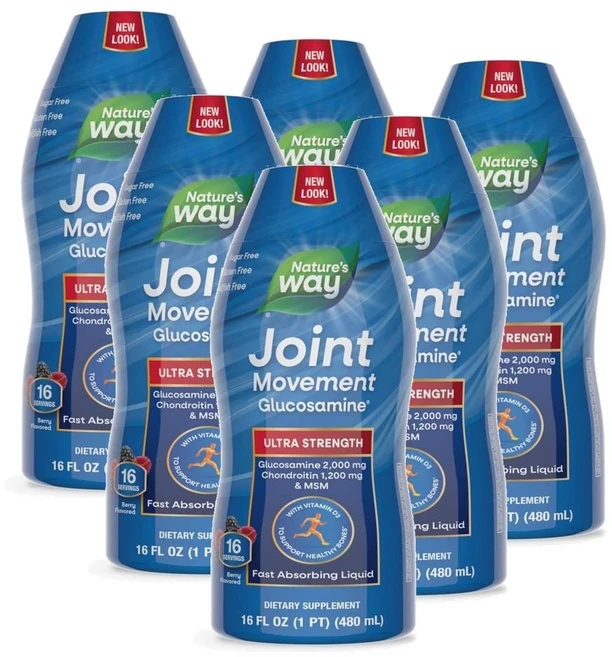 네이처스웨이 조인트 무브먼트 글루코사민 리퀴드 Nature's Way Joint Movement Glucosamine, 480ml, 6개 - 쿠팡