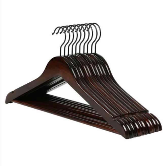 선우랜드 Agrade 디럭스 원목 상하의 옷걸이, 빈티지다크, 20개