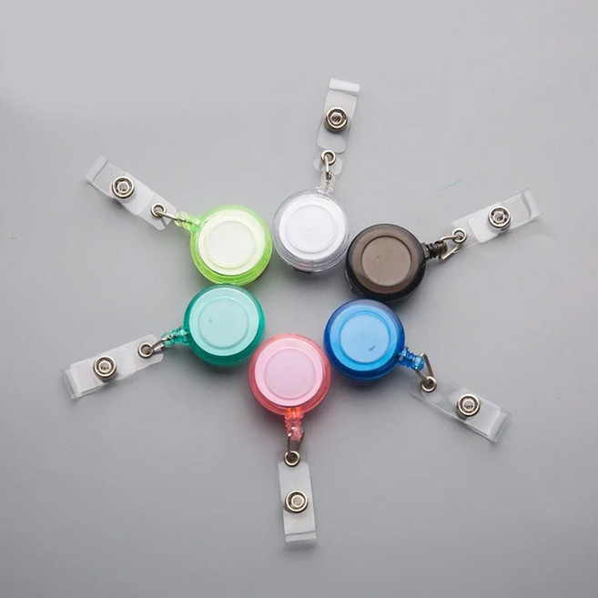 명함 지갑 홀더 케이스 여자 학생 신용 카드 커버 파우치 크리 에이 티브 투명 개폐식 간호사 배지 의사 ID 클립