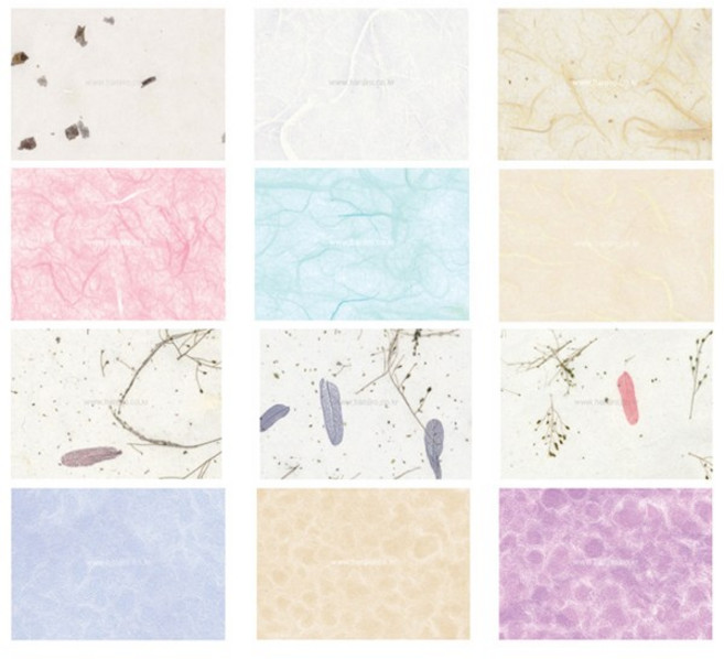 한지로 한지 A4 15매입, 15. 흰하트