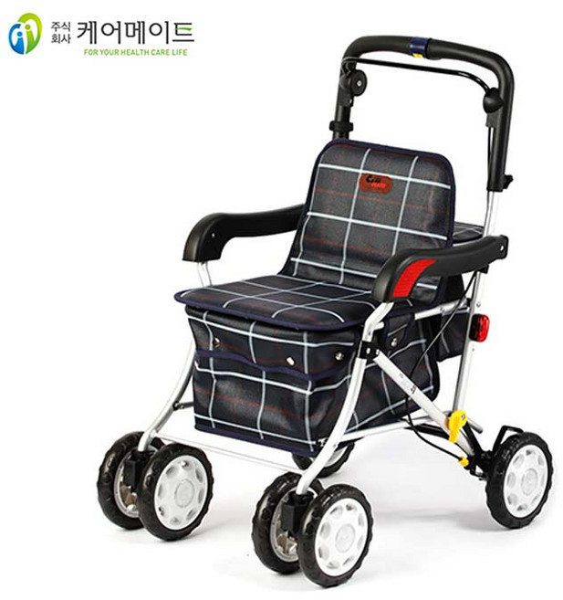 케어메이트 F-218N 성인용보행기 노인용유모차 어르신보행기), 1세트
