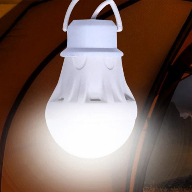 컴위즈 USB LED 텐트실내등 휴대용 캠핑 조명 낚시 램프 전구 스위치형, 1개, 7W 케이블2.3M