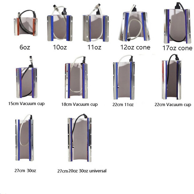 승화 기계 실리콘 머그컵 가열 패드 매트 프레스 부품 11OZ 110V 220V, 220V Fahre eit, 283.496g, 1