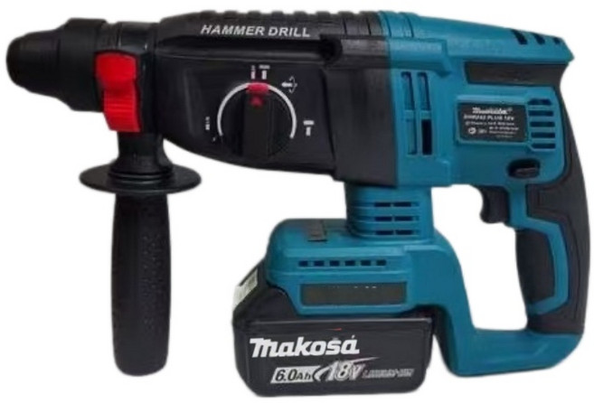 Makita DHR242 無刷衝擊電錘 18V 無刷馬達 三用鎚鑽 電動工具, 1個, 242電錘【空機】送配件
