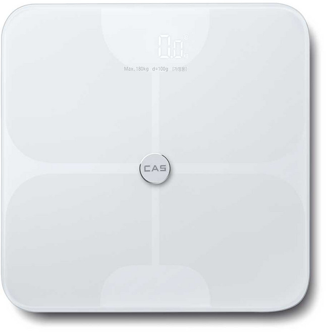 카스 가정용 스마트 디지털 전자 체중계, 1개, BFA-S7
