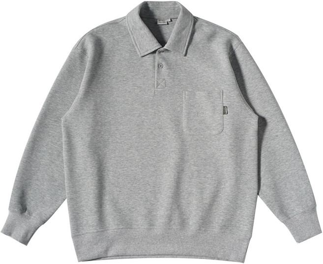 남성 남자 오버핏 카라 단추 카라 맨투맨 겨울 봄 가을 남성용 긴팔 티셔츠