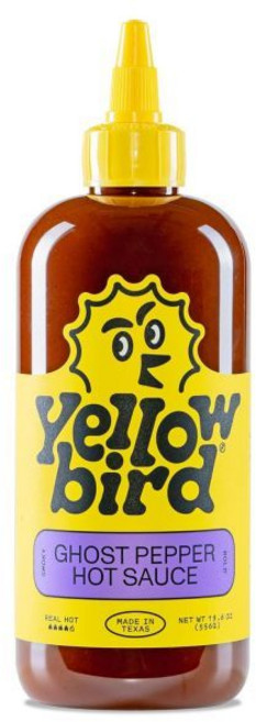 Yellowbird Foods 소스 옐로우버드 클래식 고스트 페퍼 핫소스 19.6온스 테이블탑 사이즈 매운맛 1병 텍사스 제작, 후추, 19.6 온스 / 1병