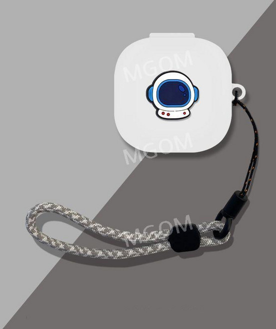 앤커 사운드코어 리버티5 보호 케이스 클러치 스트랩 실리콘 커버, Soundcore Liberty 5, 15 흰색 우주인, 1개