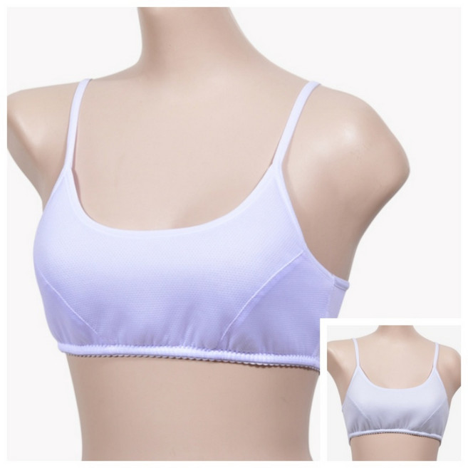 쾌적한 흡습속건 에어로쿨 매쉬소재 주니어 1단계 스포츠형 끈브라