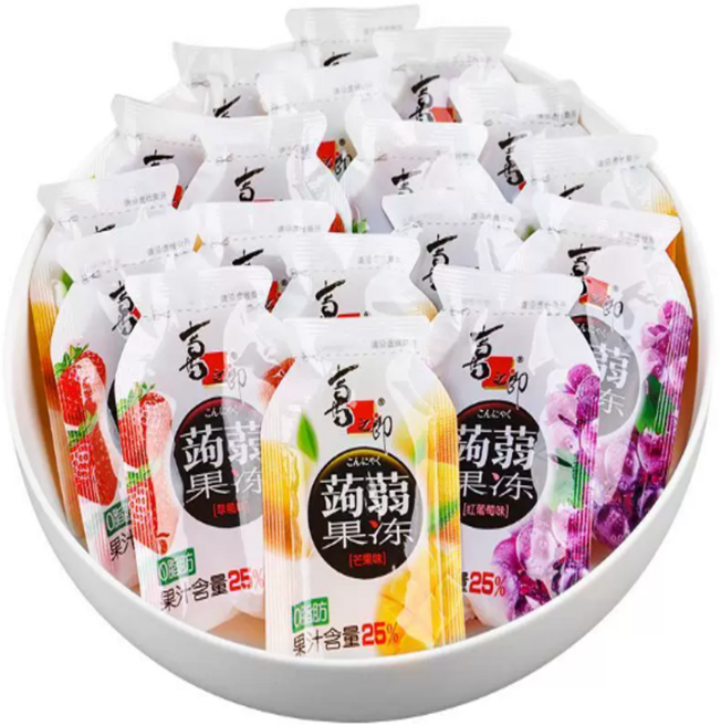 과일 곤약 젤리 혼합 저칼로리 탱글 간식 500g 23개입, 1개, 1kg