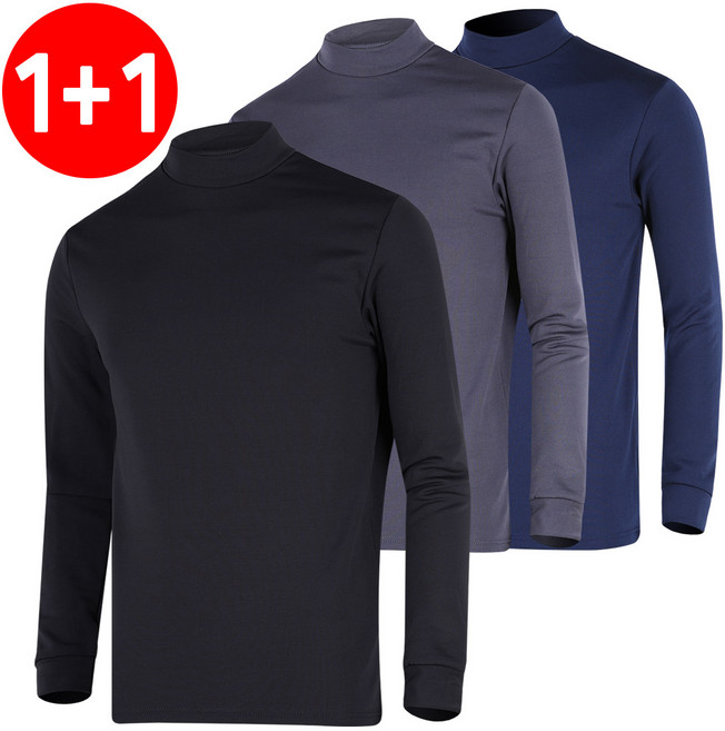 [1+1] 남성 약기모 스판 티셔츠 작업복 등산복 남자 긴팔티셔츠 투루코