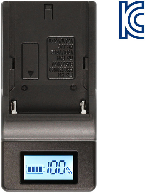 제이티원 소니 NP-FM500H 호환충전기 LCD DSLR A99 A57 A77 A550 A850 A900 A350, 1개