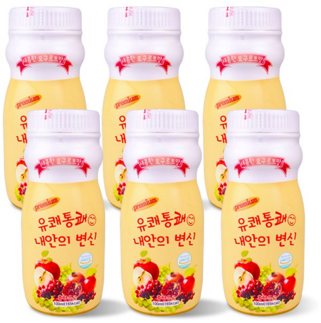 프리미엄 유쾌통쾌 내안의 변신, 100ml, 6개
