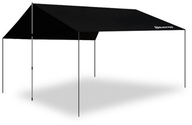 벅703 캠핑용 암막 블랙코팅 렉타타프 대 내수압 3000mm, 1개, 블랙