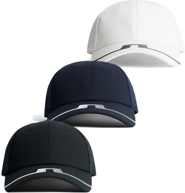 [제이린드버그] 25SS 그라디언트 골프 캡 GMAC12386, 화이트, 1개