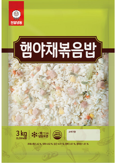 천일식품 햄야채 볶음밥 3kg, 1개