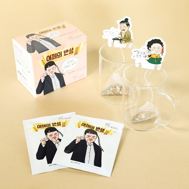 꽃길걷다 굿즈 티백 헛개수, 10개, 헛개수 티백