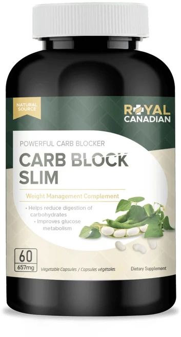 로얄캐네디언 Carb Block 카보블럭 슬림 657mg 60캡슐, 60정, 1개 - 쿠팡