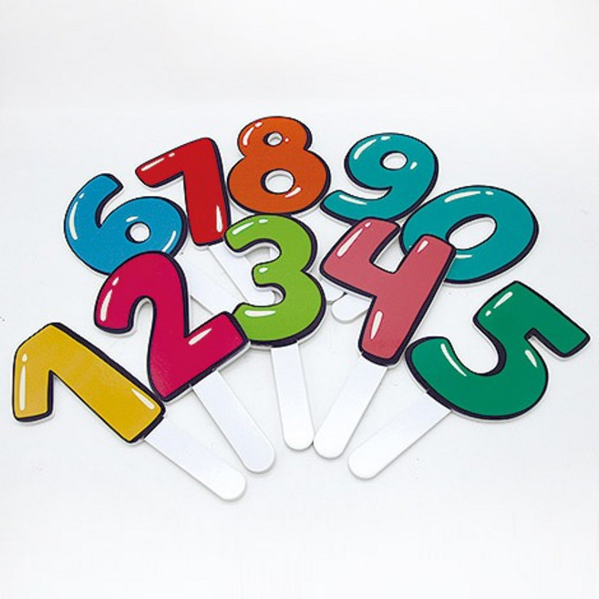 FlowerSP 數字手拿板 拍照道具, 數字9