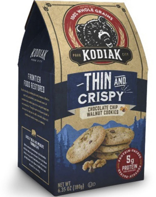 코디악케익스 씬 앤 크리스피 초콜릿 칩 월넛 쿠키, 1개, 180g
