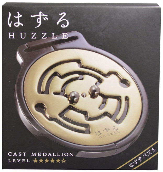 하나야마 캐스트 퍼즐 하즈루 상급 5단계 메달리온, 혼합색상, 4피스