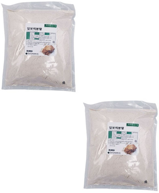 찰보리분말 1kg 국산 찰보리가루, 1개