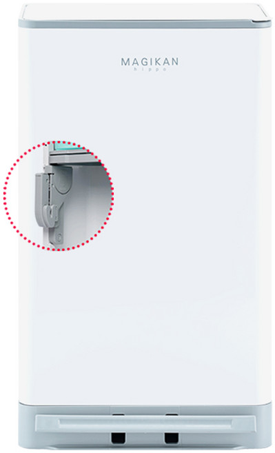 매직캔 오토실링 히포 21L/화이트 MH250WGA HIPPO II 듀얼 오픈시스템 신제품 기본리필장착, 02_27L-히포/화이트(오토실링)-MH280WGA, 1개, 02_MH280WGA-> 27L/화이트