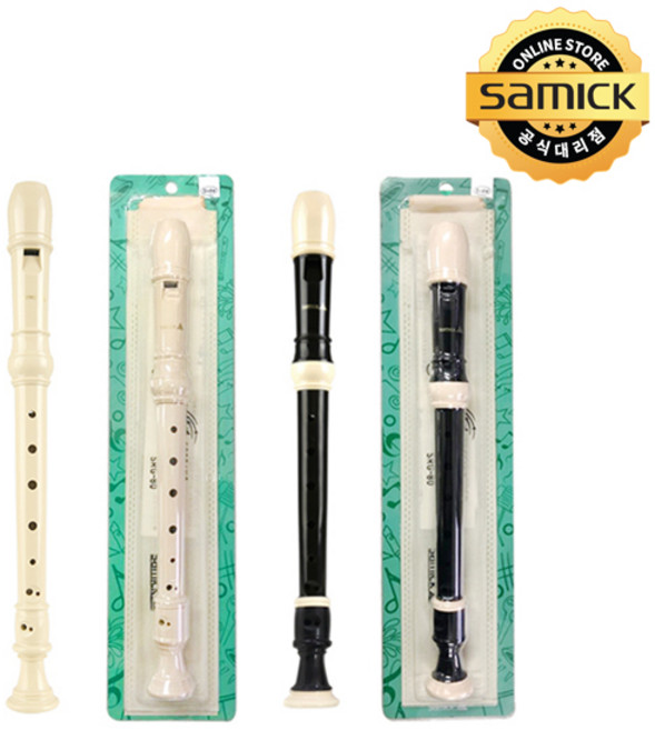 삼익악기 리코더 저먼식 SRG-80, 아이보리, 1개