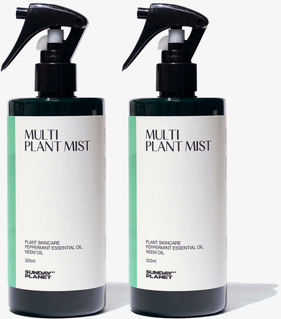 식물벌레 퇴치 천연 님오일 해충 기피제 식물 관리제 - 멀티플랜트미스트, 2개, 320ml