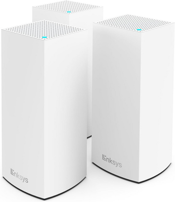 Linksys Atlas WiFi 6 라우터 홈 메시 시스템 듀얼 밴드 6000 평방 피트 커버리지 802ax 75개 이상의 장치 최대 AX3000 30Gbps MX20MS3 3팩, 3 Pack, 6000 Sq. ft - 75+